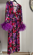 Carica l'immagine nel visualizzatore di Gallery, Camille Dress Viola e Bordeaux