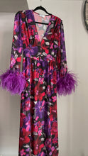 Carica l'immagine nel visualizzatore di Gallery, Camille Dress Viola e Bordeaux