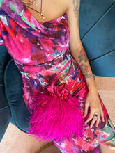 Carica l'immagine nel visualizzatore di Gallery, Abito Monospalla Fucsia Multicolor