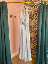 Load image into Gallery viewer, Tuta Maxi Satinata Azzurra