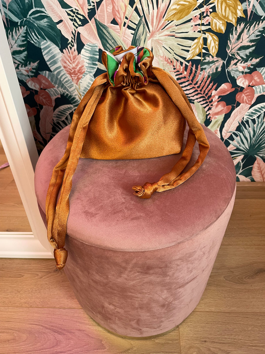 Bonbon Bag Raso Rame e Multicolor