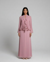 Load image into Gallery viewer, Set in Georgette Rosa Petalo
