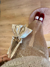 Load image into Gallery viewer, Longuette Sequins Champagne
