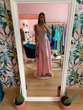 Load image into Gallery viewer, Abito Scollo Quadrato Rosa
