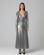 Carica l'immagine nel visualizzatore di Gallery, Abito Maxi Silver Lamè
