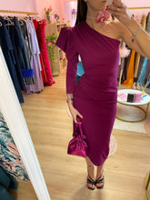 Carica l'immagine nel visualizzatore di Gallery, Abito Monospalla Melanzana
