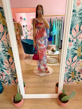 Load image into Gallery viewer, Abito Tubino Fantasia Rosa
