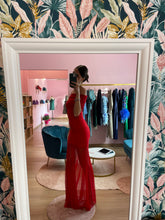 Carica l&#39;immagine nel visualizzatore di Gallery, Abito Maxi Tulle Rosso
