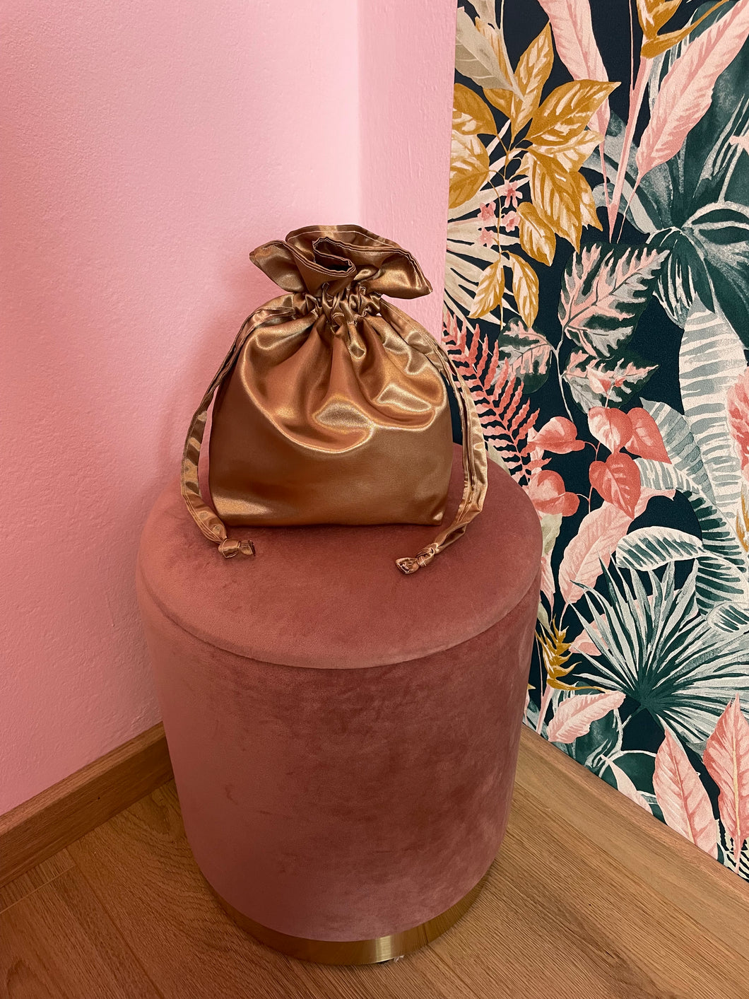 Candy Bag Raso Champagne