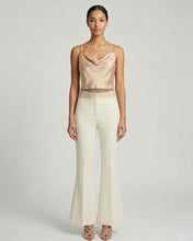 Load image into Gallery viewer, Venus Top Champagne Frangia Strass
