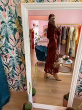 Load image into Gallery viewer, Abito Maxi Granato Floreale
