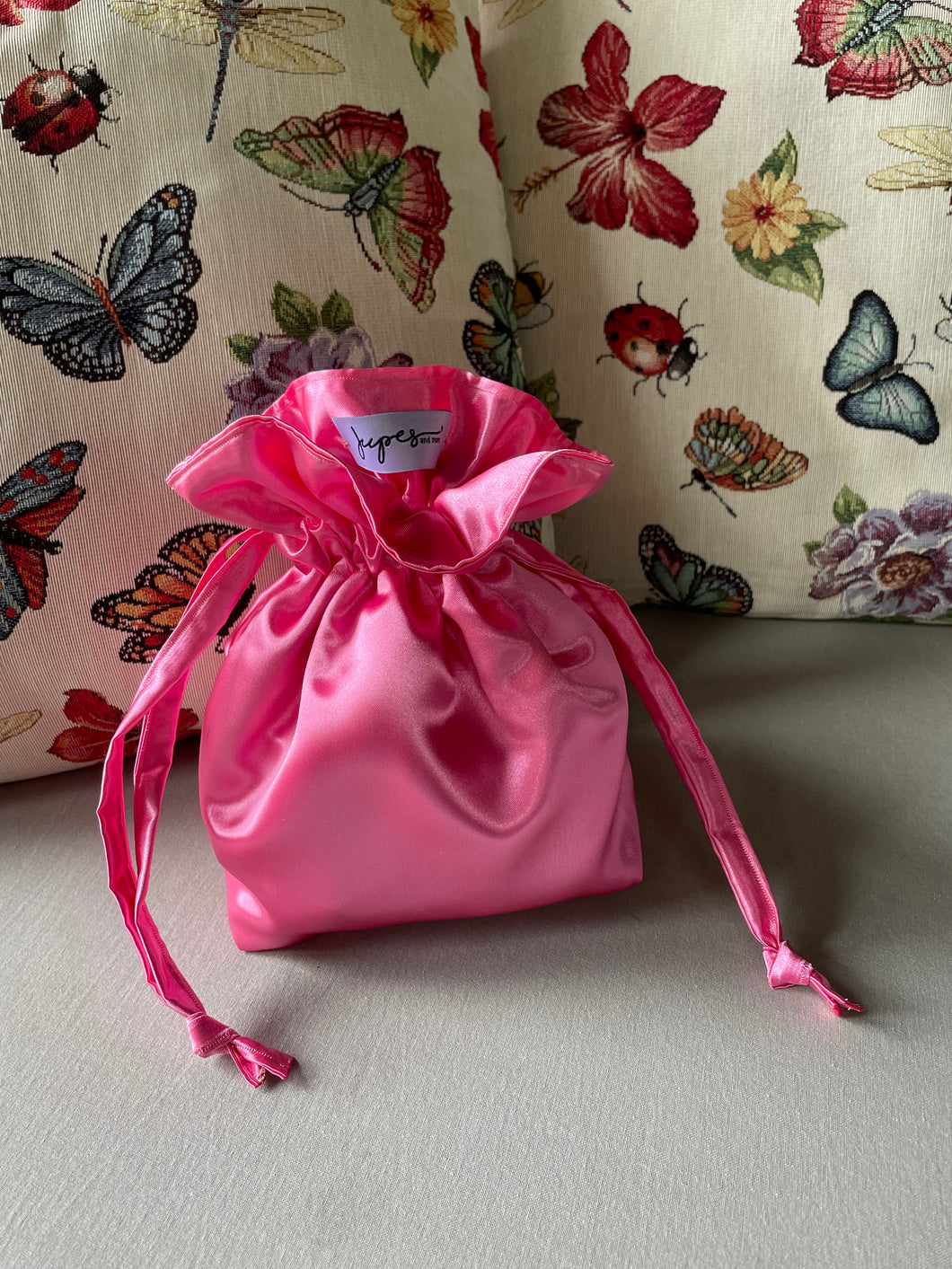 Candy Bag Raso Rosa Bubblegum