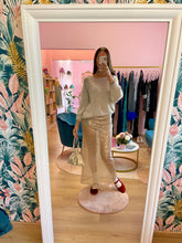 Load image into Gallery viewer, Longuette Sequins Champagne
