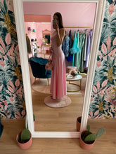 Load image into Gallery viewer, Abito Scollo Quadrato Rosa
