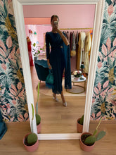 Load image into Gallery viewer, Abito Midi Petrolio Drappo Chiffon
