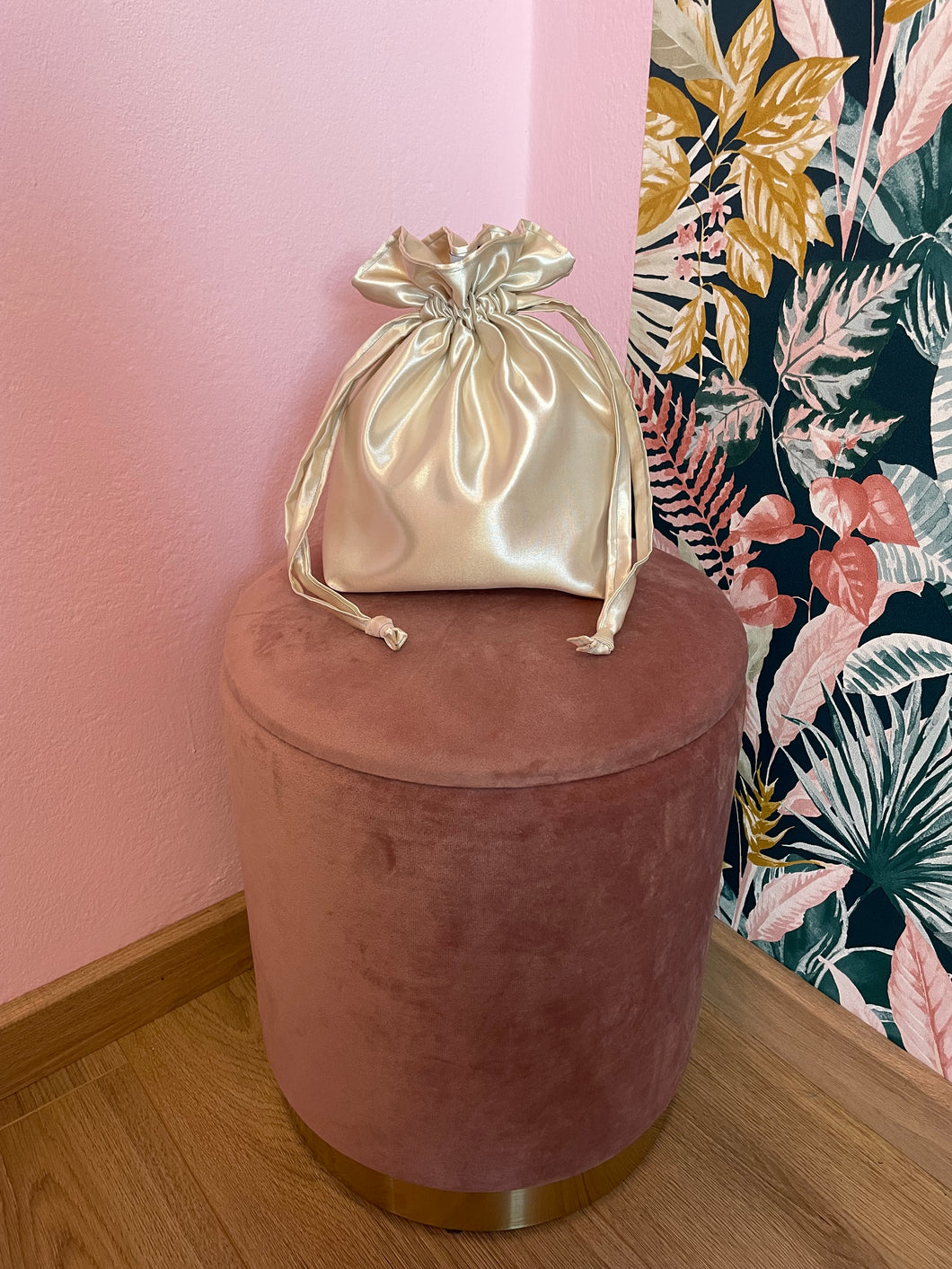 Candy Bag Raso Champagne Chiaro