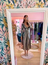 Carica l'immagine nel visualizzatore di Gallery, Abito Maxi Silver Lamè
