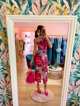 Carica l&#39;immagine nel visualizzatore di Gallery, Abito Monospalla Fucsia Multicolor
