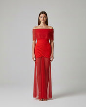 Load image into Gallery viewer, Red Maxi Tulle Dress
