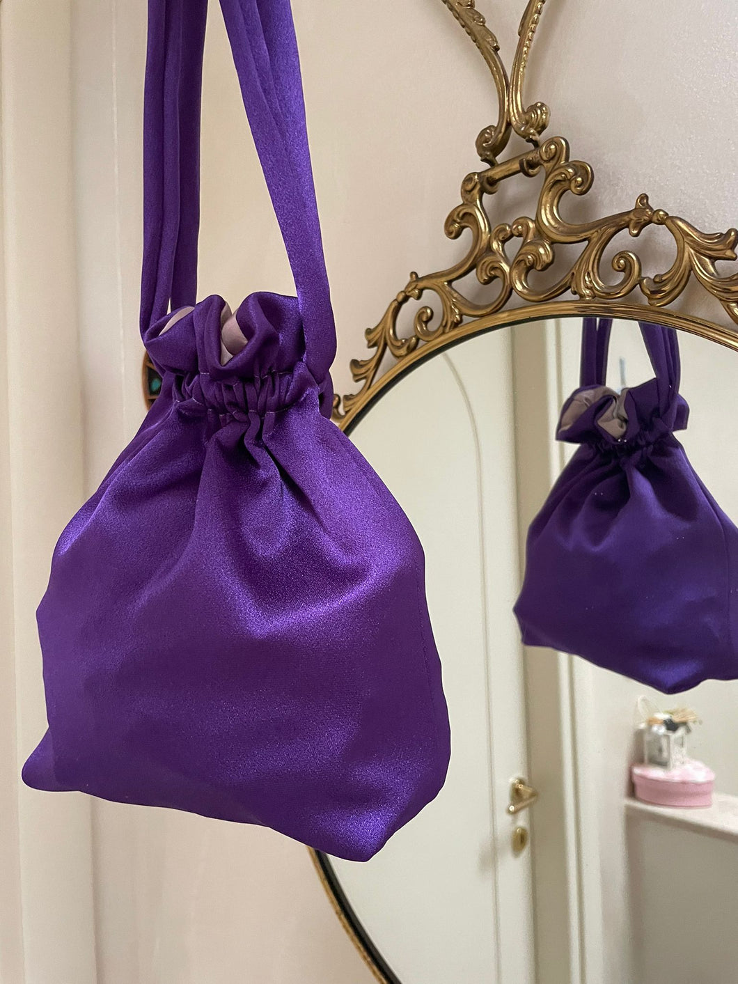 Candy Bag Raso Viola